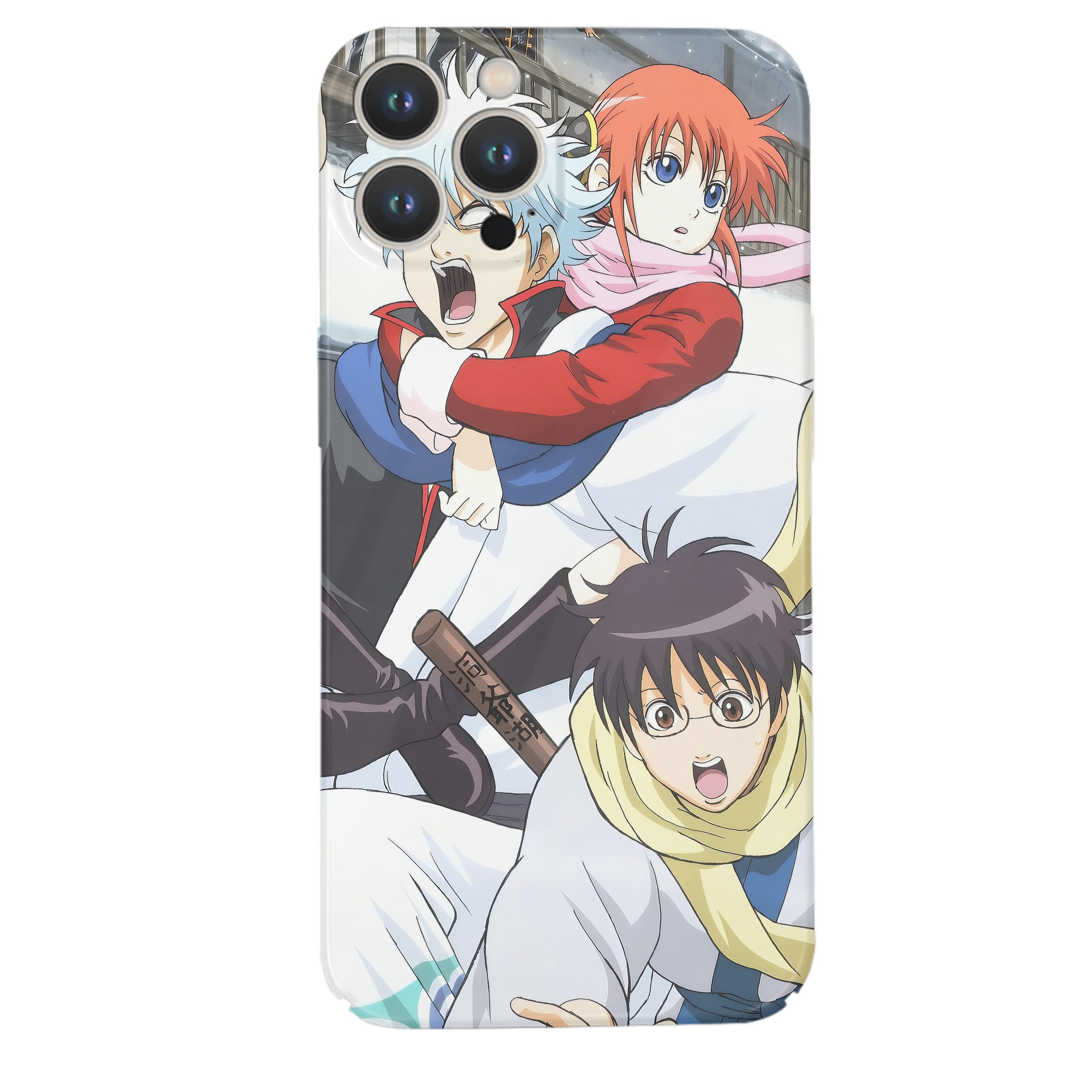 （画像用） ぎんたま 坂田銀時（さかたぎんとき） 神楽 志村新八（しむら しんぱち） GINTAMA Sakata Gintoki Kagura Shimura Shinpachi 【iPhone 14シリーズ対応】ハードケース